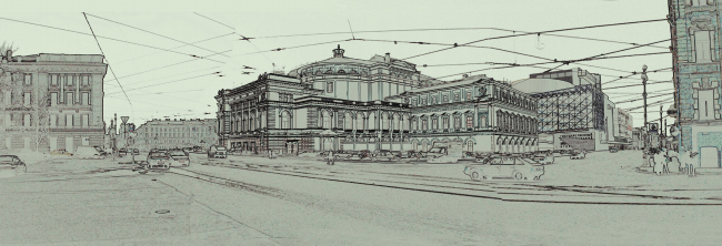 Проект нового здания (второй сцены) Государственного Академического Мариинского театра в Санкт-Петербурге