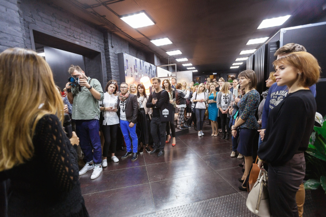 Открытие шоу-рума SPAZIOIRIS MOSCOW. Фотография © SPAZIOIRIS MOSCOW Открытие шоу-рума SPAZIOIRIS MOSCOW. Фотография © SPAZIOIRIS MOSCOW