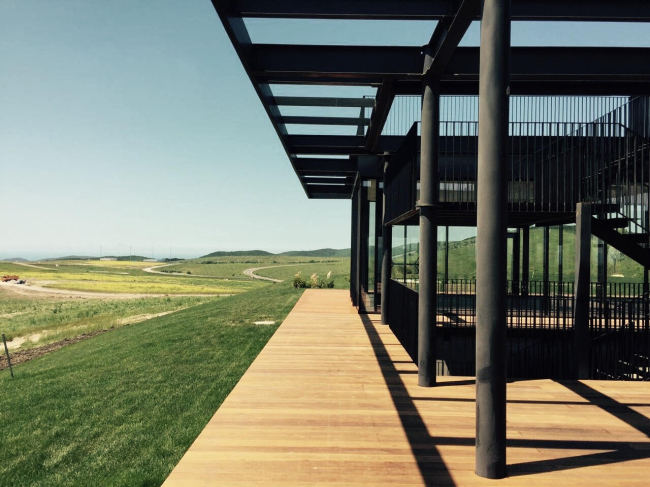 Winery in Haykadzor. Realization, 2013-2017, Kleinewelt Architekten. Photograph  Ilia Ivanov