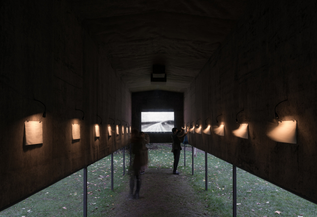 Pavilion of the project 101st km Further Elsewhere. Alexander Brodsky, Bloomsbury Square, London, 2017. Photograph  Yuri Palmin