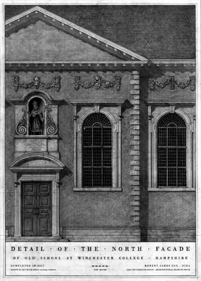 Measured Drawing of School at Winchester College. �����: Sue Beaumont, ADAM
Architecture (��������������)