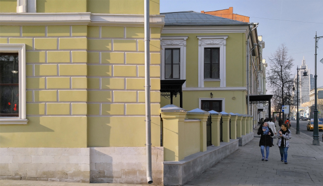 Restoration of the Dolgorukovykh-Bobrinskikh manor house on the Malaya Dmitrovka Street. Ginsburg Architects. Photograph  Julia Tarabarina, Archi.ru