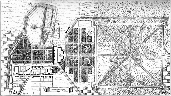 Tsarskoe Selo, the Ekaterininsky Park, plan of 1767-68 � Studio 44