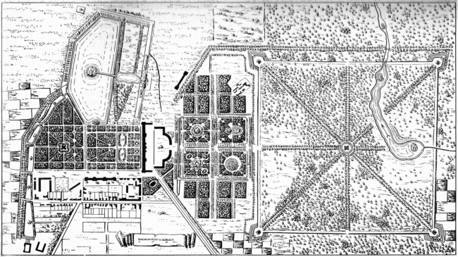 Tsarskoe Selo, the Ekaterininsky Park, plan of 1767-68  Studio 44