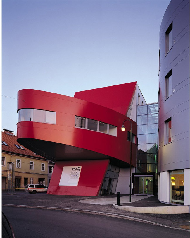 Münzgrabenstraße Graz. �������� ALUCOBOND �  A2, ����� ��������, ���������� �����. ����������� � ����� alucobond.com