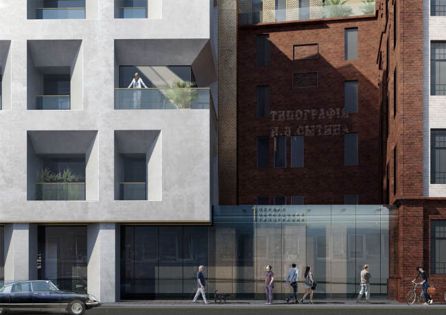 Competition project for renovating the Sytin Printworks into a premium-class apartment and housing complex. Sytin Printworks Museum � Kleinewelt Architekten