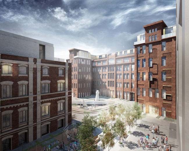 Competition project for renovating the Sytin Printworks into a premium-class apartment and housing complex. Gogol against the background of Tolstoy � Kleinewelt Architekten