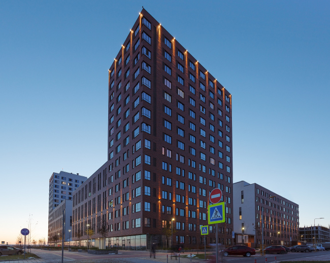 The residential block in "Solnechny" neighborhood  OSAArchitects