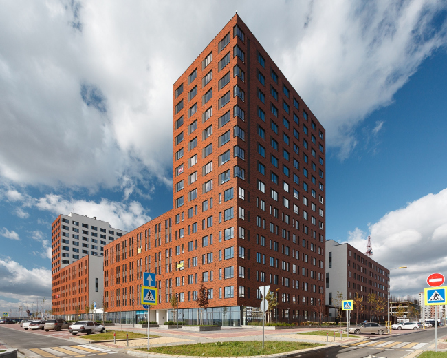 The residential block in "Solnechny" neighborhood  OSAArchitects