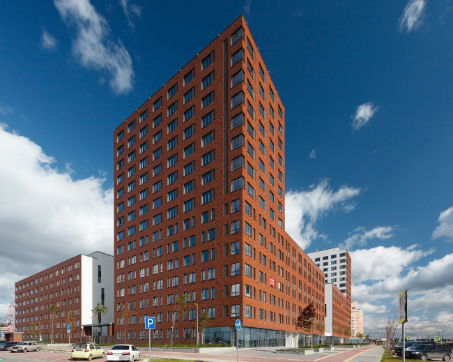 The residential block in "Solnechny" neighborhood  OSAArchitects