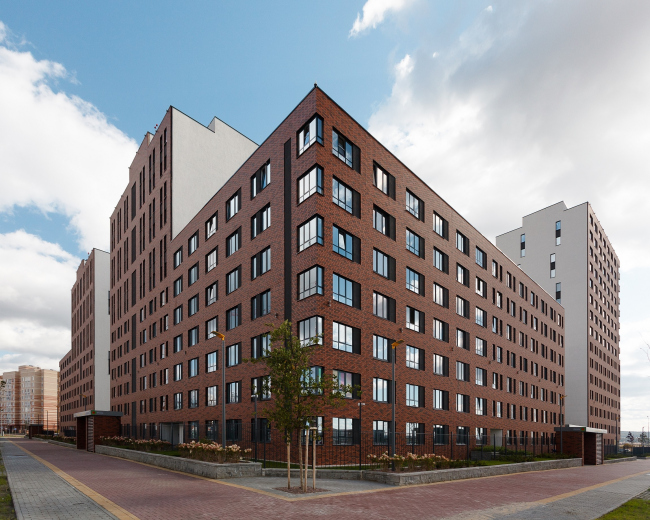 The residential block in "Solnechny" neighborhood � OSAArchitects