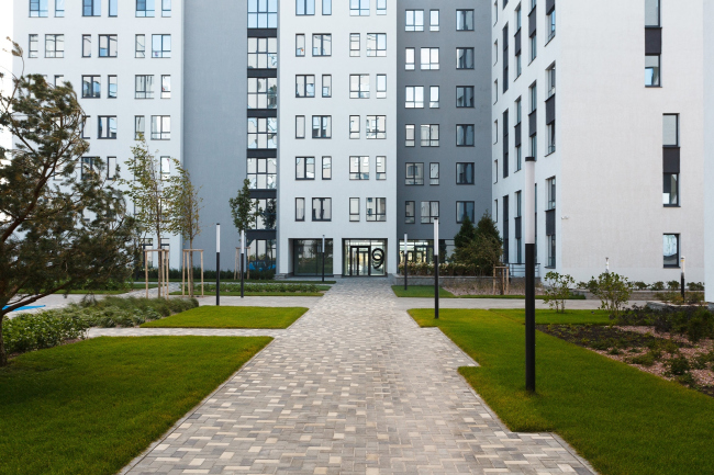 The residential block in "Solnechny" neighborhood  OSAArchitects