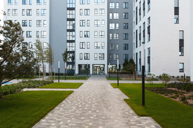 The residential block in "Solnechny" neighborhood � OSAArchitects