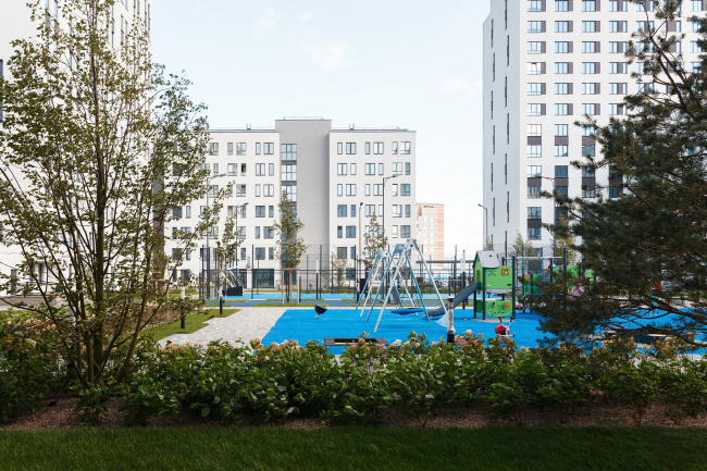 The residential block in "Solnechny" neighborhood  OSAArchitects