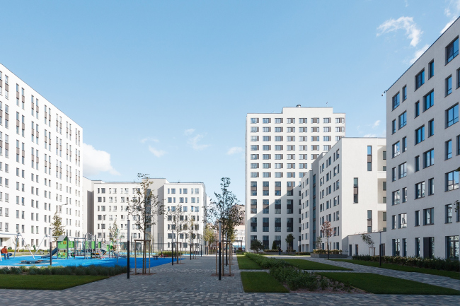 The residential block in "Solnechny" neighborhood  OSAArchitects