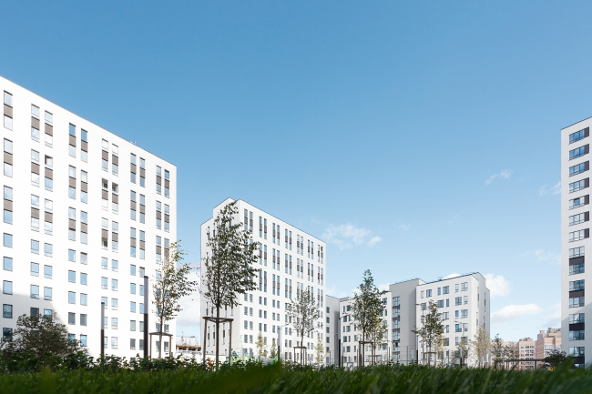 The residential block in "Solnechny" neighborhood � OSAArchitects