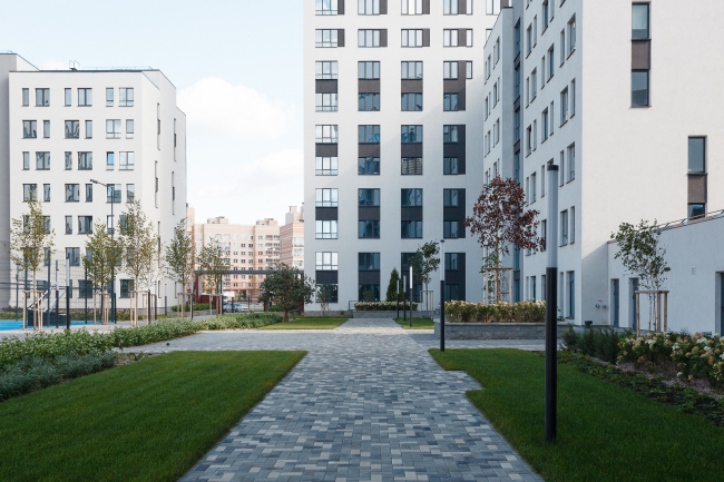 The residential block in "Solnechny" neighborhood � OSAArchitects