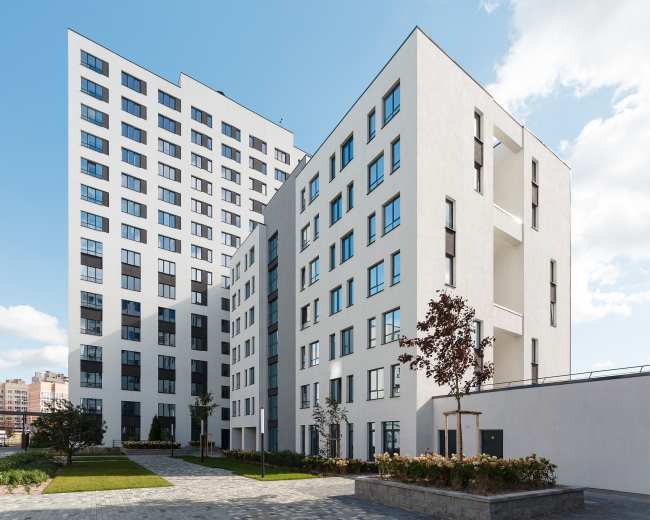 The residential block in "Solnechny" neighborhood  OSAArchitects