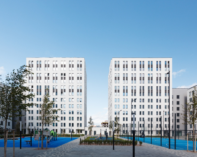 The residential block in "Solnechny" neighborhood � OSAArchitects