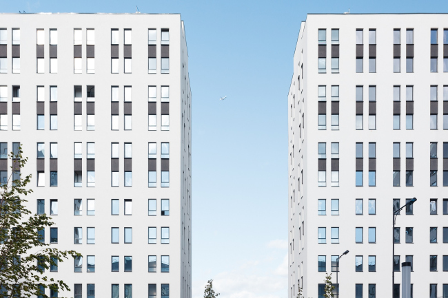The residential block in "Solnechny" neighborhood � OSAArchitects