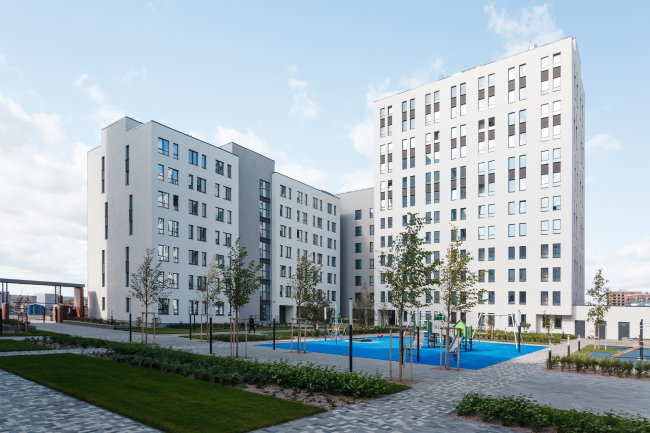 The residential block in "Solnechny" neighborhood � OSAArchitects