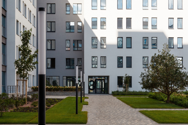 The residential block in "Solnechny" neighborhood  OSAArchitects