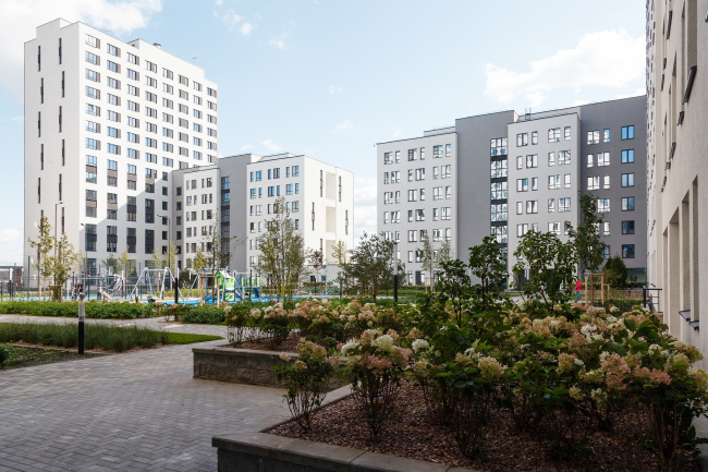 The residential block in "Solnechny" neighborhood  OSAArchitects