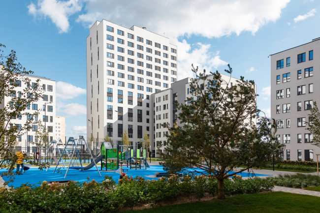 The residential block in "Solnechny" neighborhood  OSAArchitects