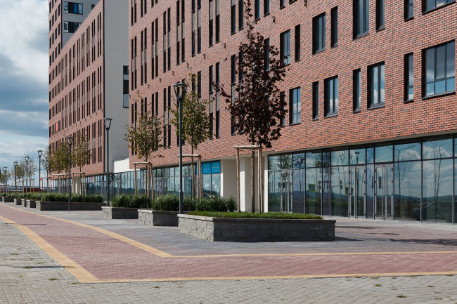 The residential block in "Solnechny" neighborhood  OSAArchitects