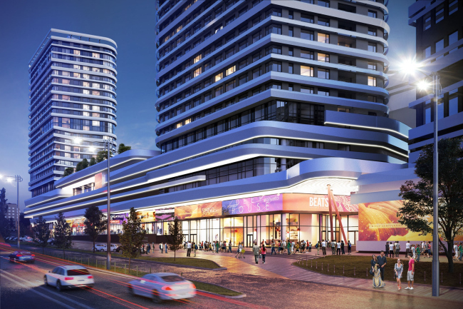 White Lines housing complex � Archimatika