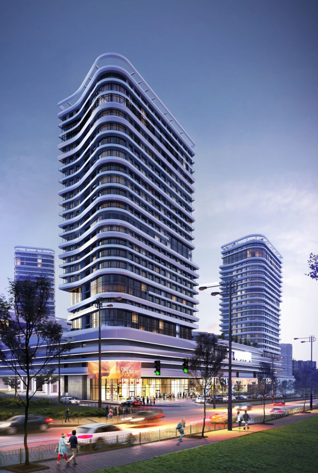 White Lines housing complex � Archimatika