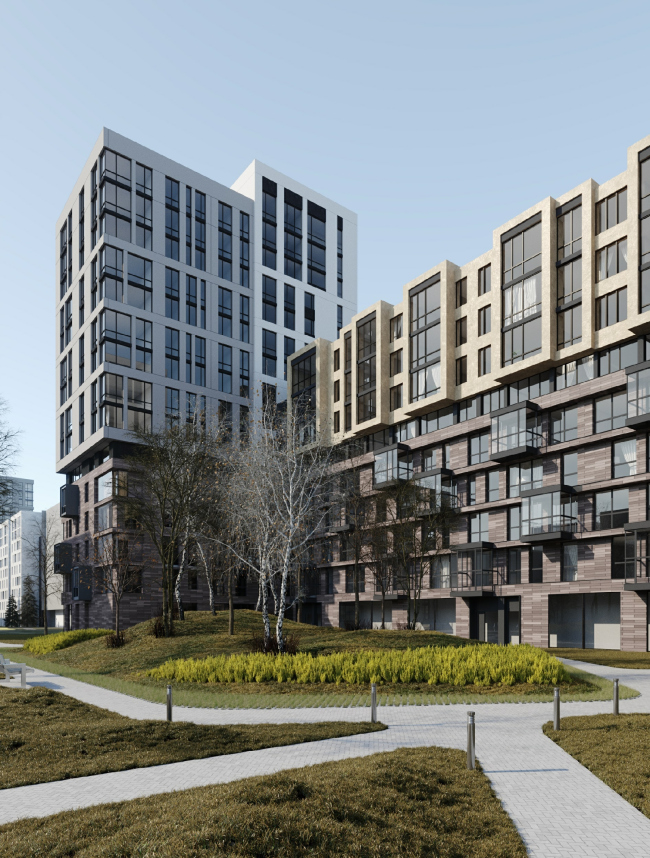 "Fayna Town" housing complex. First stage of construction � ARKHIMATIKA