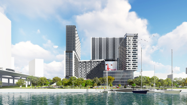 "Kandinsky Bauhaus" residential complex in the area of the Shelepikhinskaya Embankment � UNK project