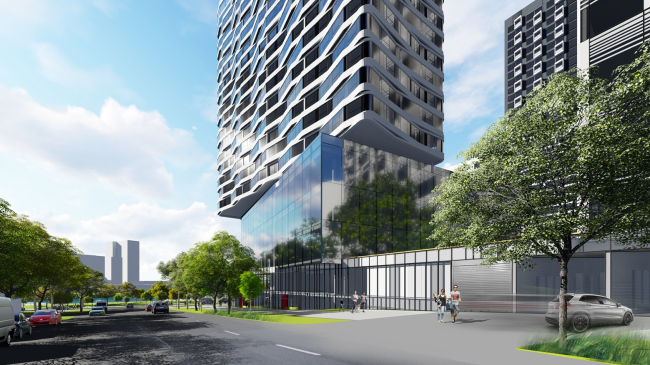 "Kandinsky Bauhaus" residential complex in the area of the Shelepikhinskaya Embankment � UNK project