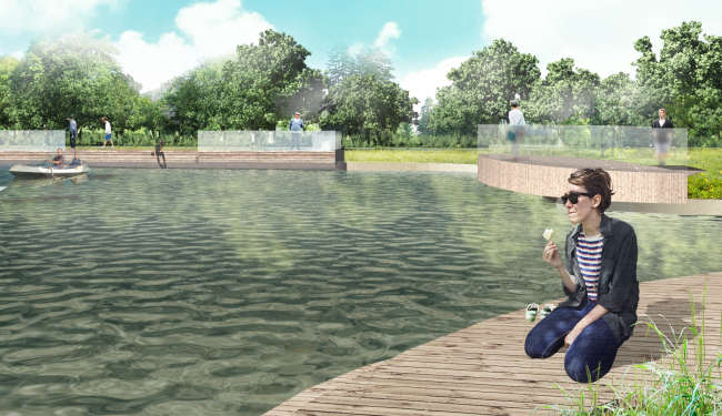 The project of landscaping the Golitsynsky Creek in the Gorky Park � People's Architect