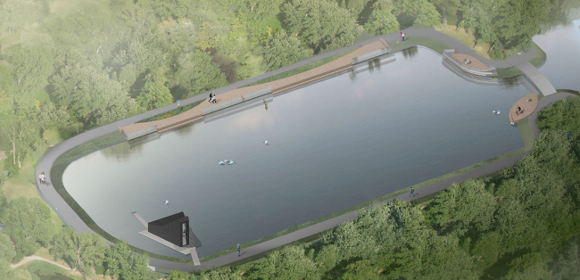 The project of landscaping the Golitsynsky Creek in the Gorky Park � People's Architect