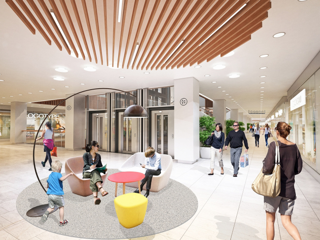 Renovation of the "Fifth Avenue" shopping center � Blank Architects