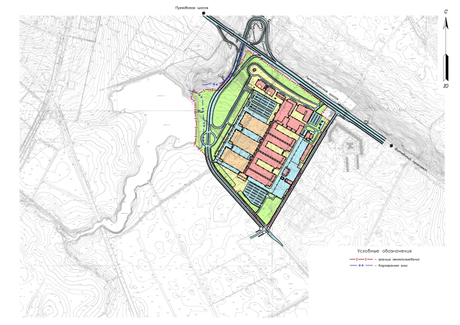 EXPOFORUM. Location plan  SPEECH, Evgeny Gerasimov and Partners