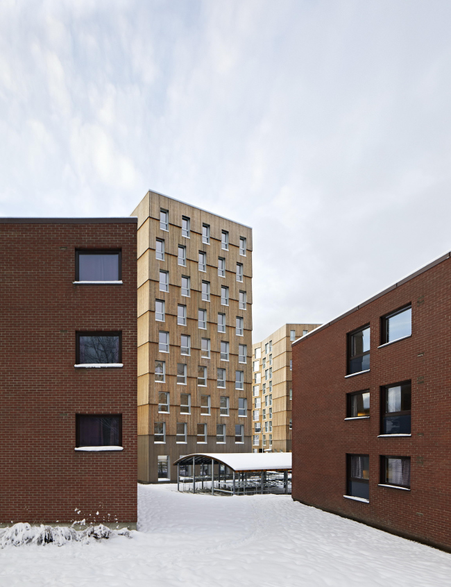 Студенческое общежитие Moholt 50|50 © Ivan Brodey