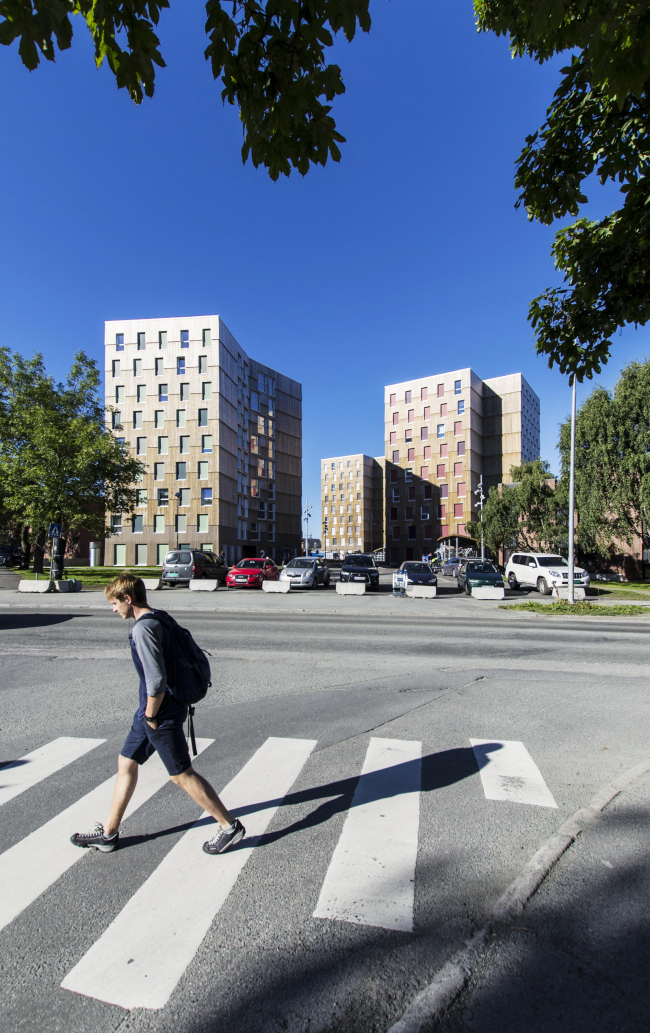 Студенческое общежитие Moholt 50|50 © Studentsamskipnaden og MDH arkitekter