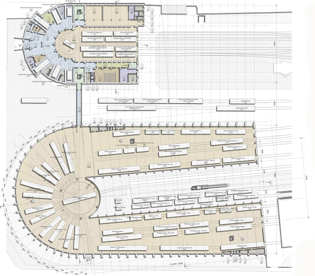 The Central Museum of the Oktyabrskaya Railway. Plan  Studio 44