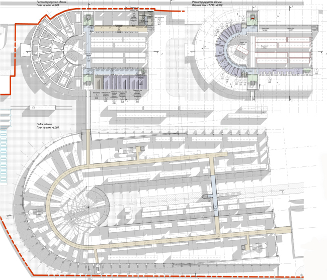 The Central Museum of the Oktyabrskaya Railway. Plan  Studio 44