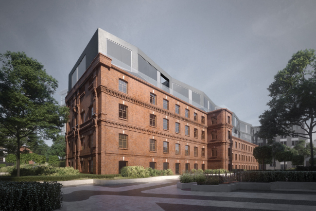 Contest project of renovating the First Exemplary Printing Works. Building in the old yard � DNK ag