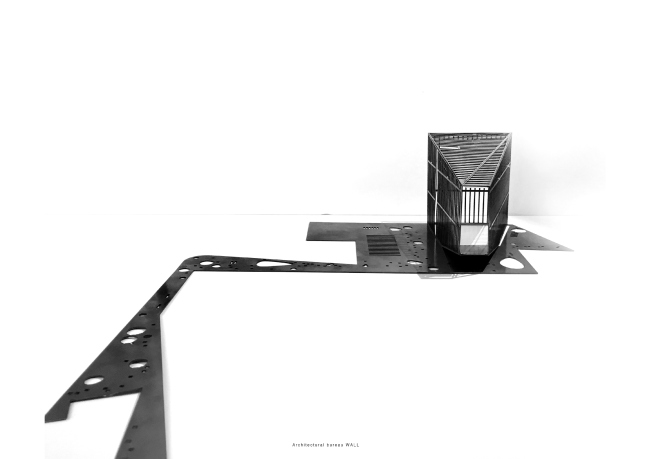 Contest concept of renovating the First Exemplary Printing Works. � Wall