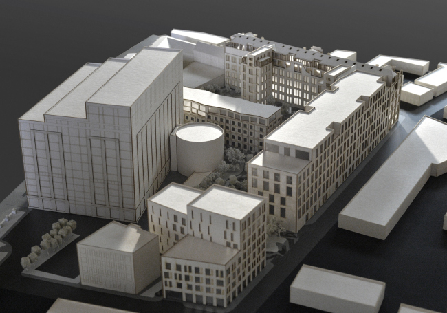 Contest project of renovating the First Exemplary Printing Works. Model � DNK ag