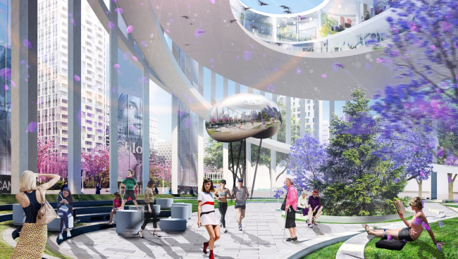 The central square, the all-season venue for city events � UNK project