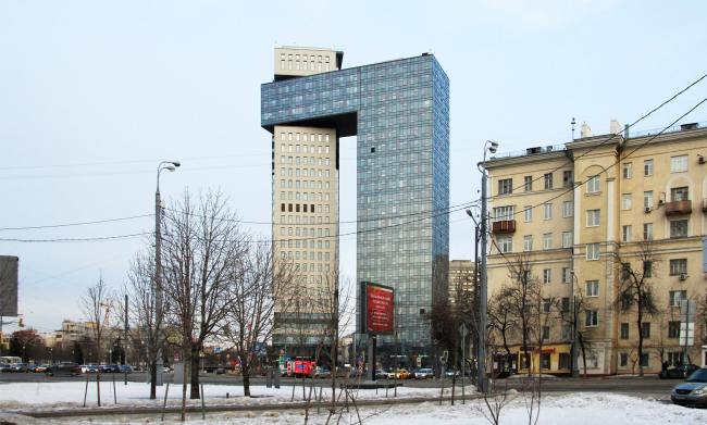 "Golden Gate" multifunctional complex  Pavel Andreev. Photograph  Julia Tarabarina, Archi.ru