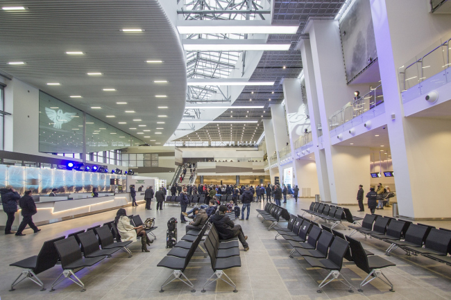 Новый пассажирский терминал аэропорта в Перми. Интерьер