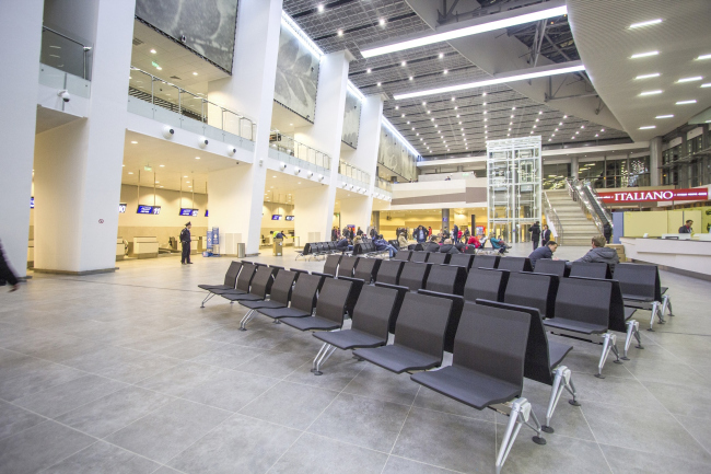 Новый пассажирский терминал аэропорта в Перми. Интерьер 