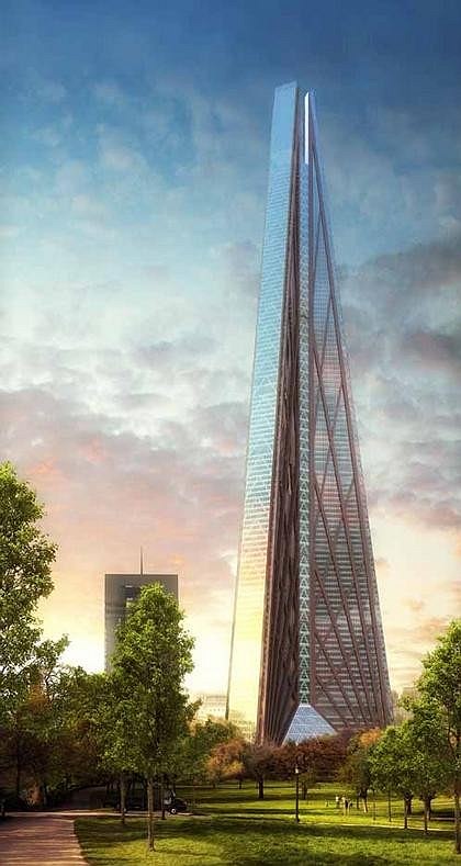 Foster&Partners. Проект башни «Россия» в ММДЦ «Москва-Сити», Москва Foster&Partners. Проект башни «Россия» в ММДЦ «Москва-Сити», Москва